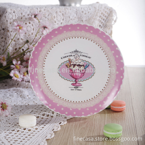 New products for 2015 8 Inches cheap bulk dinner plates